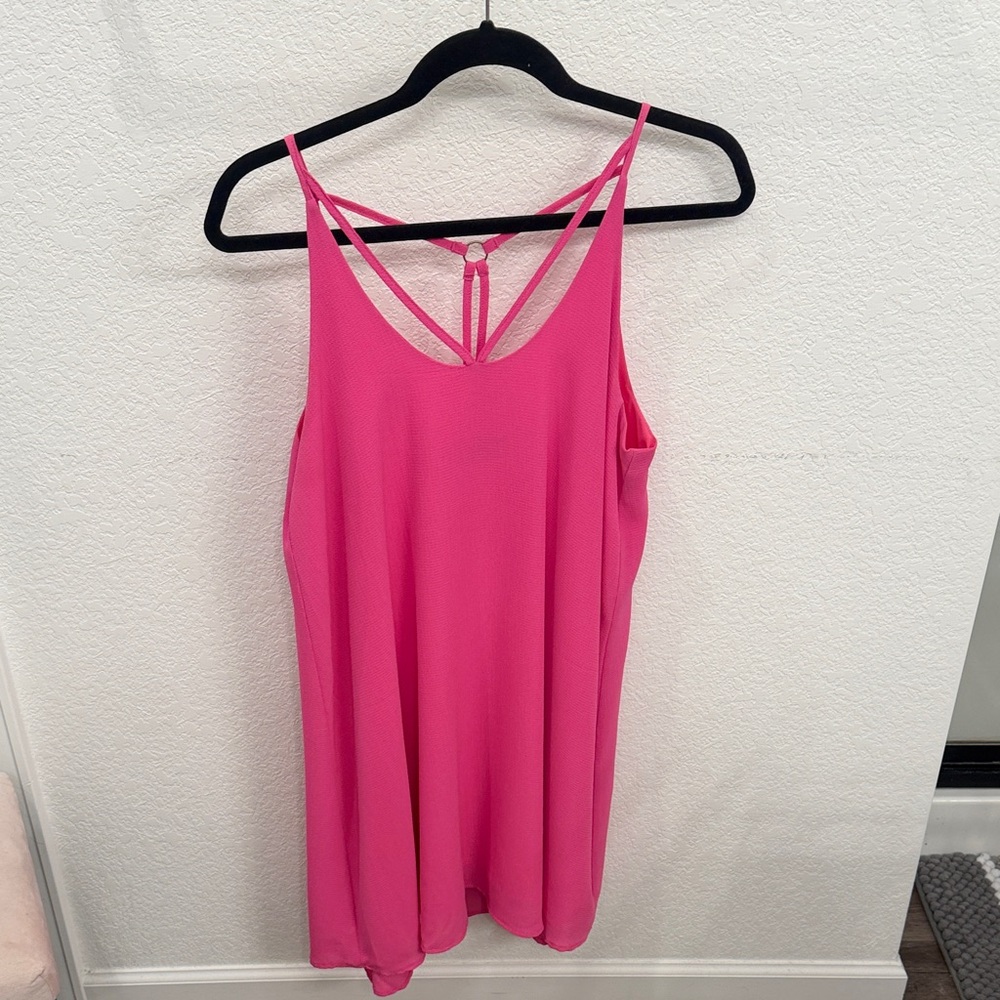 Francesca's Collections Vibrant Pink Camisole